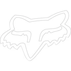 Fox Racing Fox Head Thermal Die-Cut Sticker -Fox Racing 03267 008 OS