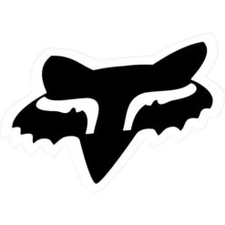 Fox Racing Fox Head Sticker -Fox Racing 14896 001 OS