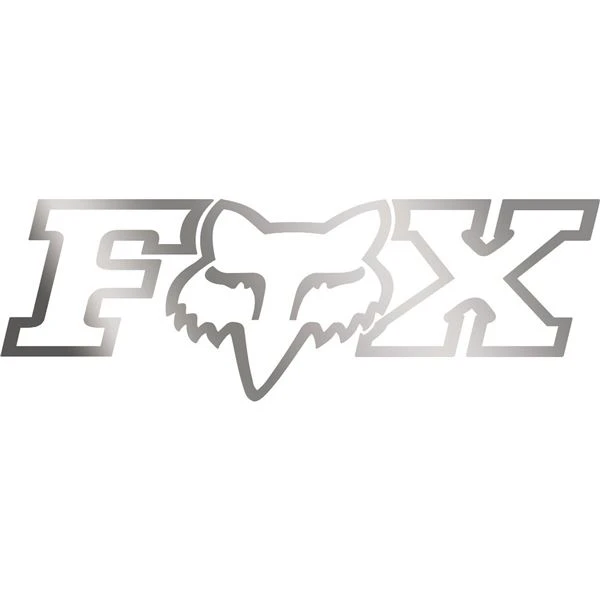 Fox Racing Corporate Chrome Thermal Die-Cut Sticker 4 Fox Racing Corporate Chrome Thermal Die-Cut Sticker - Image 2