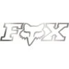 Fox Racing Corporate Chrome Thermal Die-Cut Sticker -Fox Racing 14910 010 OS