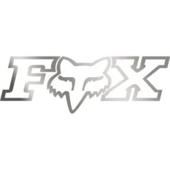 Fox Racing Corporate Chrome Thermal Die-Cut Sticker