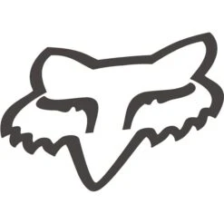 Fox Racing Fox Head Thermal Die-Cut Sticker -Fox Racing 14911 136 OS