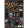 Fox Racing Possessed Sticker Sheet -Fox Racing 260 28168 922 OS