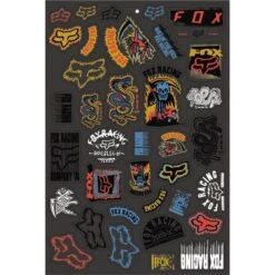 Fox Racing Possessed Sticker Sheet
