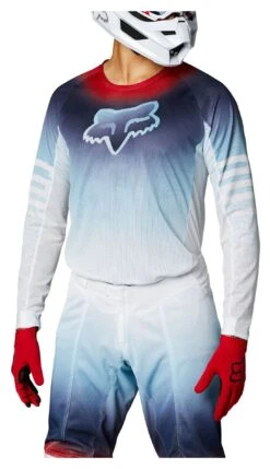 Fox Racing Airline Reepz Jersey -Fox Racing fox racing airline reepz jersey white red blue