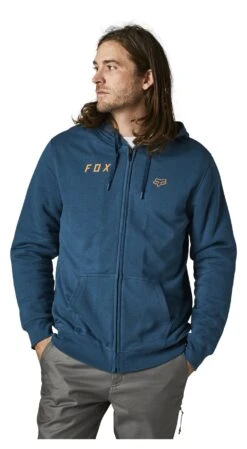 Fox Racing Baseline Sasquatch Zip Hoody -Fox Racing fox racing baseline sasquatch zip hoody dark indigo