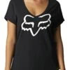Fox Racing Boundary V-Neck Women's Top 2 Fox Racing Boundary V-Neck Women's Top -Fox Racing fox racing boundary v neck womens top black