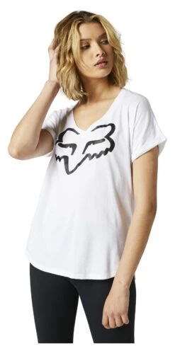 Fox Racing Boundary V-Neck Women's Top 26 Fox Racing Boundary V-Neck Women's Top -Fox Racing fox racing boundary v neck womens top white 2