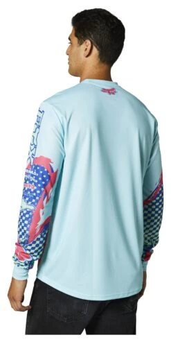 Fox Racing Brushed Jersey -Fox Racing fox racing brushed ls jersey light blue 3