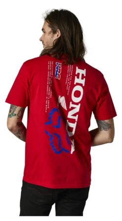Fox Racing Honda Premium T-Shirt -Fox Racing fox racing honda premium t shirt red 1