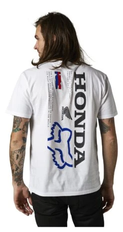 Fox Racing Honda Premium T-Shirt -Fox Racing fox racing honda premium t shirt white 1