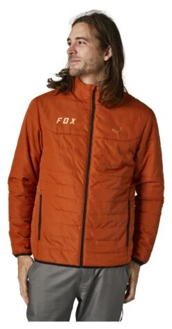 Fox Racing Howell Puffy Jacket -Fox Racing fox racing howell puffy jacket burnt orange