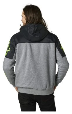 Fox Racing Paydirt Sasquatch Zip Hoody -Fox Racing fox racing paydirt sasquatch zip hoody heather graphite 1