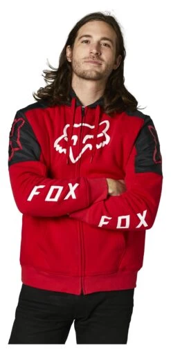 Fox Racing Paydirt Sasquatch Zip Hoody -Fox Racing fox racing paydirt sasquatch zip hoody red black