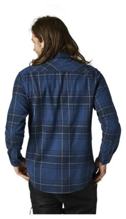 Fox Racing Traildust 2.0 Flannel Shirt -Fox Racing fox racing traildust20 flannel shirt dark indigo 1