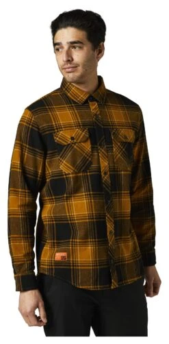 Fox Racing Traildust 2.0 Flannel Shirt -Fox Racing fox racing traildust20 flannel shirt gold