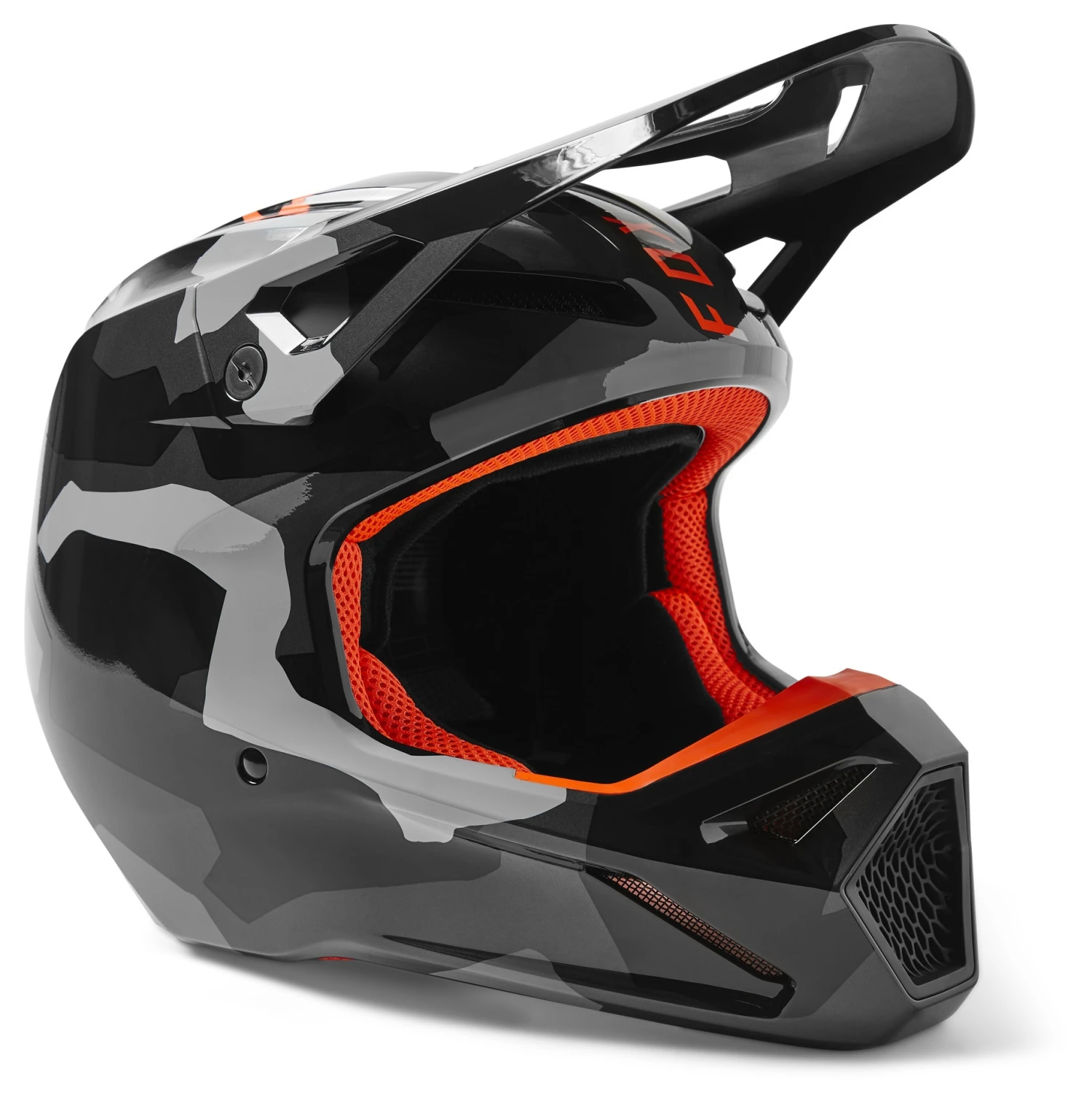 Fox Racing V1 BNKR Helmet Grey Camo / XL [Open Box]