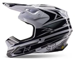 Fox Racing V1 Goat Strafer Helmet Navy Blue / MD [Open Box] -Fox Racing fox racing v1 goat strafer helmet navy blue md open box navy blue 11