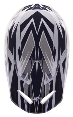 Fox Racing V1 Goat Strafer Helmet Navy Blue / MD [Open Box] -Fox Racing fox racing v1 goat strafer helmet navy blue md open box navy blue 7