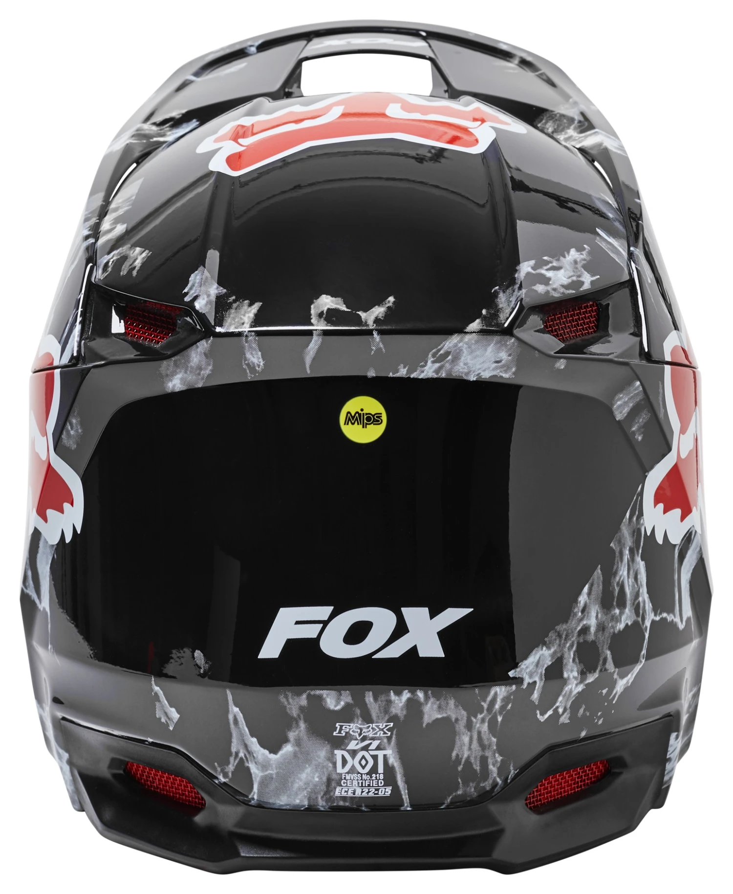 Fox Racing V1 Core Karrera Helmet 6 Fox Racing V1 Core Karrera Helmet - Image 4