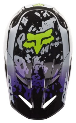 Fox Racing V1 Morphic Helmet 16 Fox Racing V1 Morphic Helmet -Fox Racing fox racing v1 morphic helmet black white purple 4