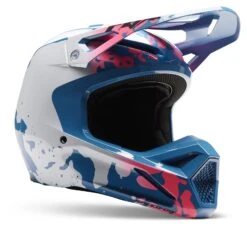Fox Racing V1 Morphic Helmet 17 Fox Racing V1 Morphic Helmet -Fox Racing fox racing v1 morphic helmet blue white pink