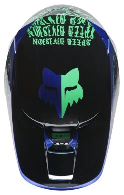 Fox Racing V1 Peril Helmet 21 Fox Racing V1 Peril Helmet -Fox Racing fox racing v1 peril helmet blue 4