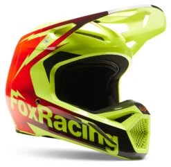 Fox Racing V1 Statk Helmet 17 Fox Racing V1 Statk Helmet -Fox Racing fox racing v1 statk helmet red hi viz yellow black
