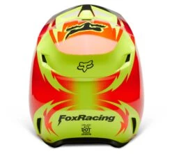 Fox Racing V1 Statk Helmet 20 Fox Racing V1 Statk Helmet -Fox Racing fox racing v1 statk helmet red hi viz yellow black 3