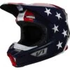 Fox Racing V1 Ultra Helmet 1 Fox Racing V1 Ultra Helmet -Fox Racing fox racing v1 ultra helmet red white blue