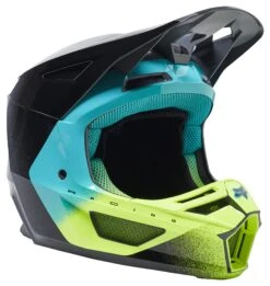 Fox Racing V2 RKANE Helmet 14 Fox Racing V2 RKANE Helmet -Fox Racing fox racing v2 rkane helmet grey yellow 2