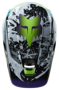 Fox Racing V3 RS Dkay Helmet -Fox Racing fox racing v3 rs dkay helmet blue 3