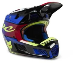 Fox Racing V3 RS Dkay Helmet -Fox Racing fox racing v3 rs dkay helmet blue red