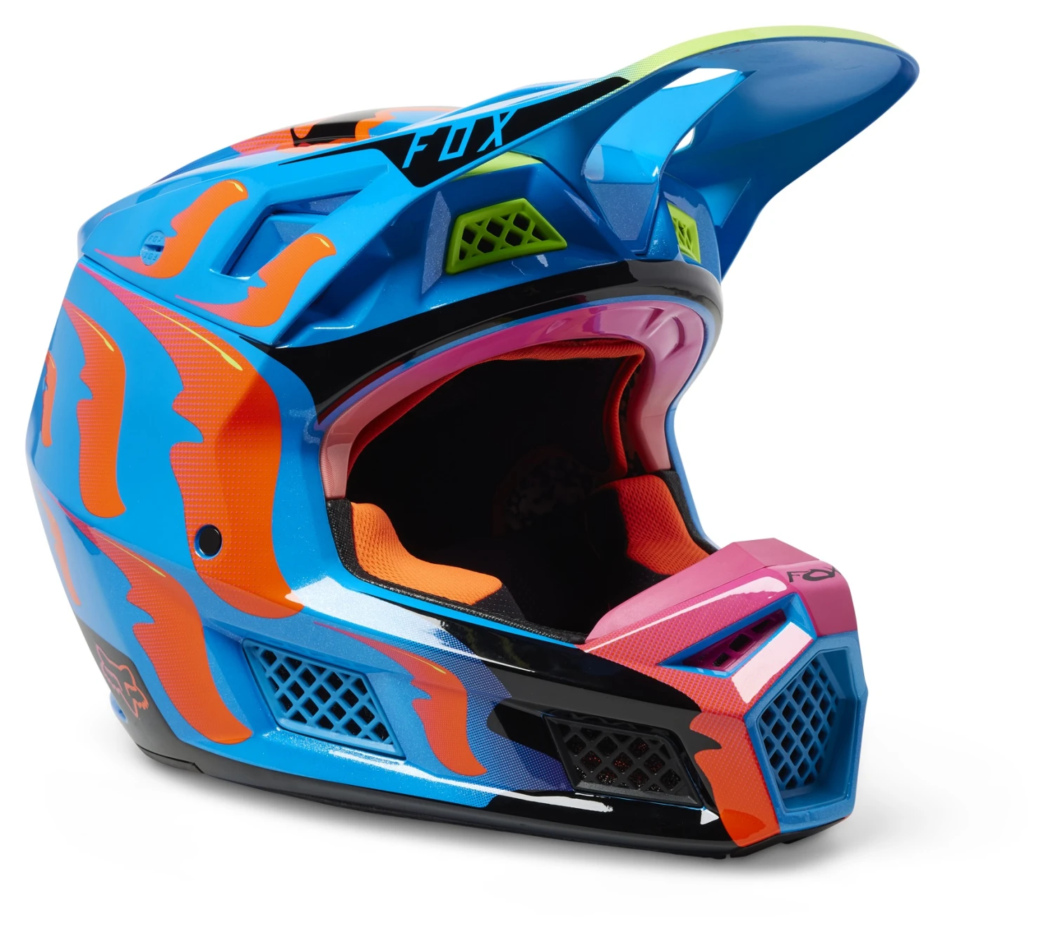 Fox Racing V3 RS Eyeris Helmet 3 Fox Racing V3 RS Eyeris Helmet