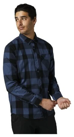 Fox Racing Voyd 2.0 Flannel Shirt 16 Fox Racing Voyd 2.0 Flannel Shirt -Fox Racing fox racing voyd20 flannel shirt dark indigo